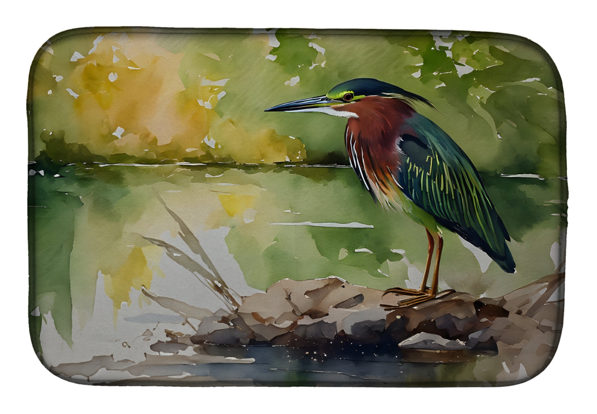 DAC3230DDM 21 x 14 in.  Green Heron Dish Drying Mat