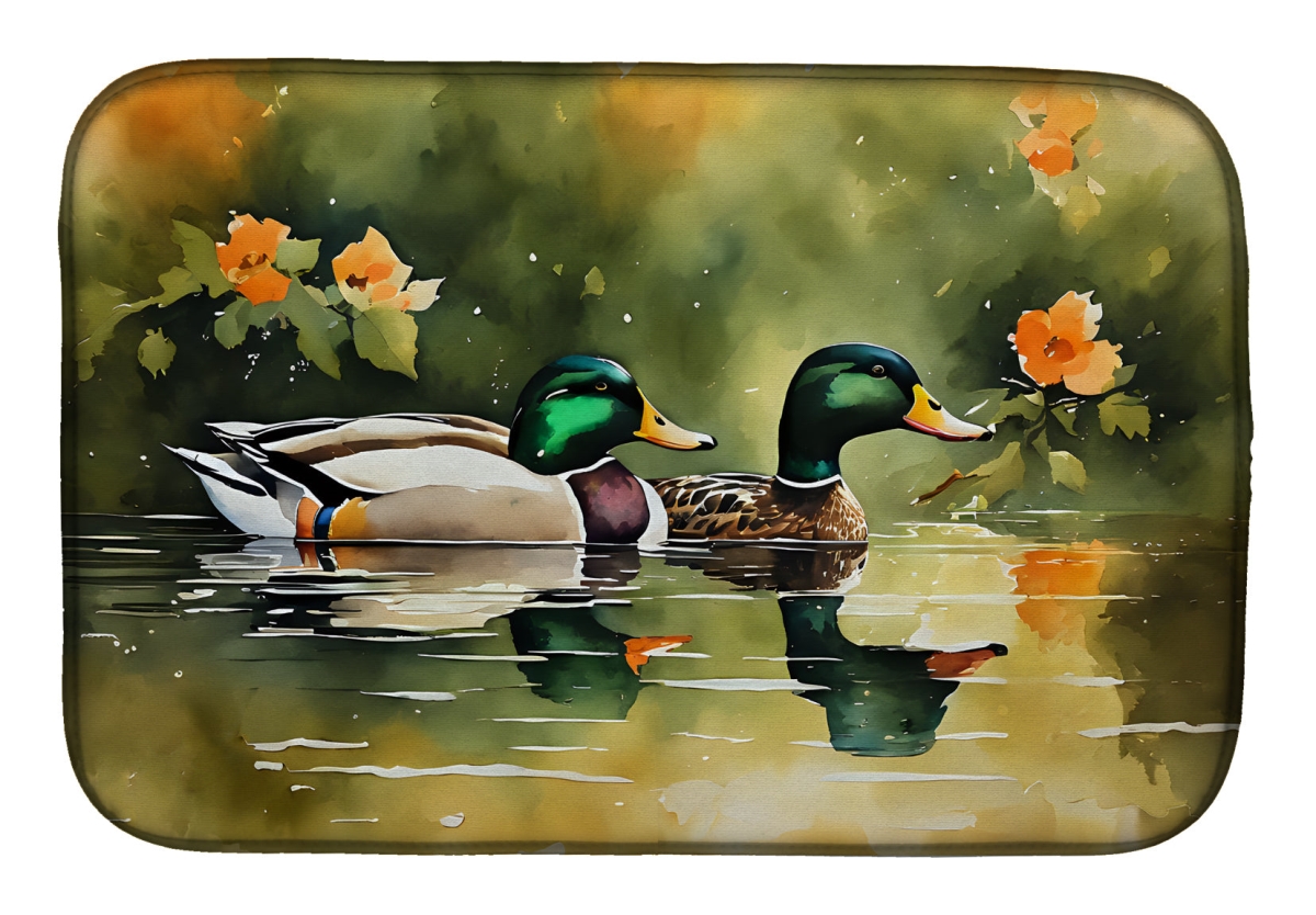 DAC3237DDM 21 x 14 in.  Mallard Dish Drying Mat