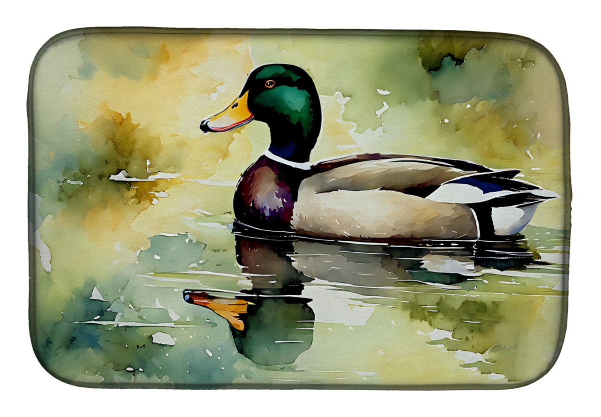 21 x 14 in. Unisex Mallard Dish Drying Mat