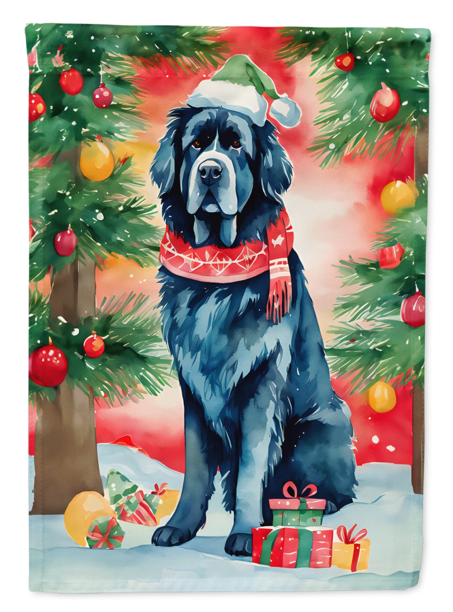 DAC3532CHF 40 x 28 in. foundland Christmas Polyester House Flag