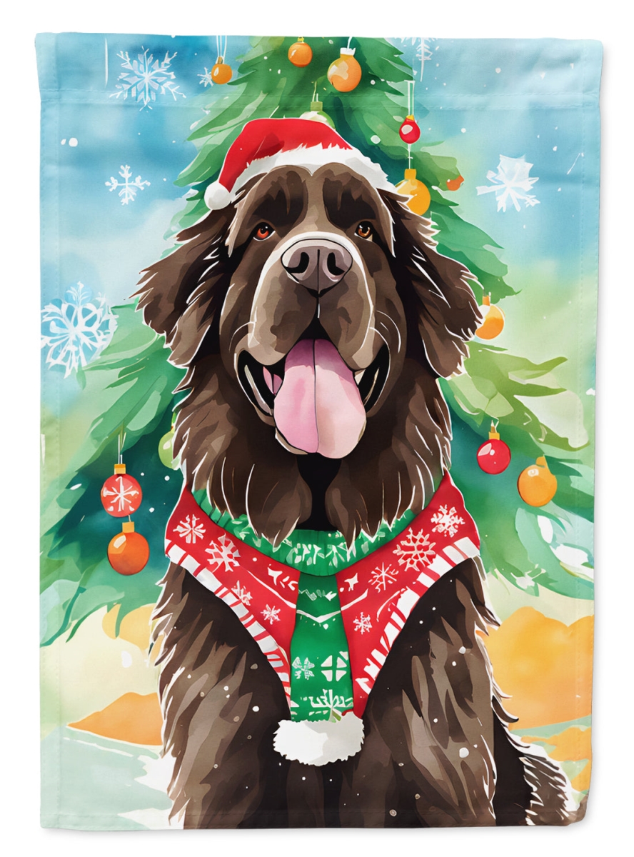 40 x 28 in. Unisex foundland Christmas Polyester House Flag