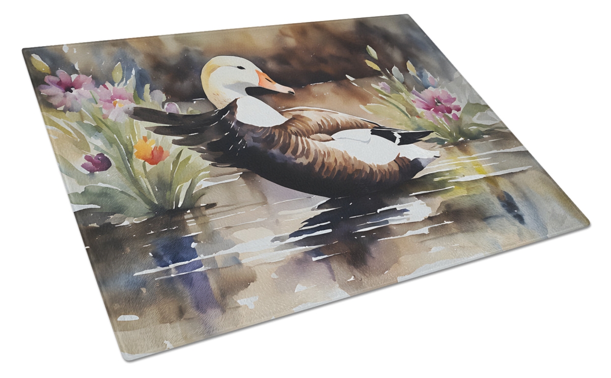 DAC3203LCB 15 x 12 in. Common Eider Duck Glass Cutting Board