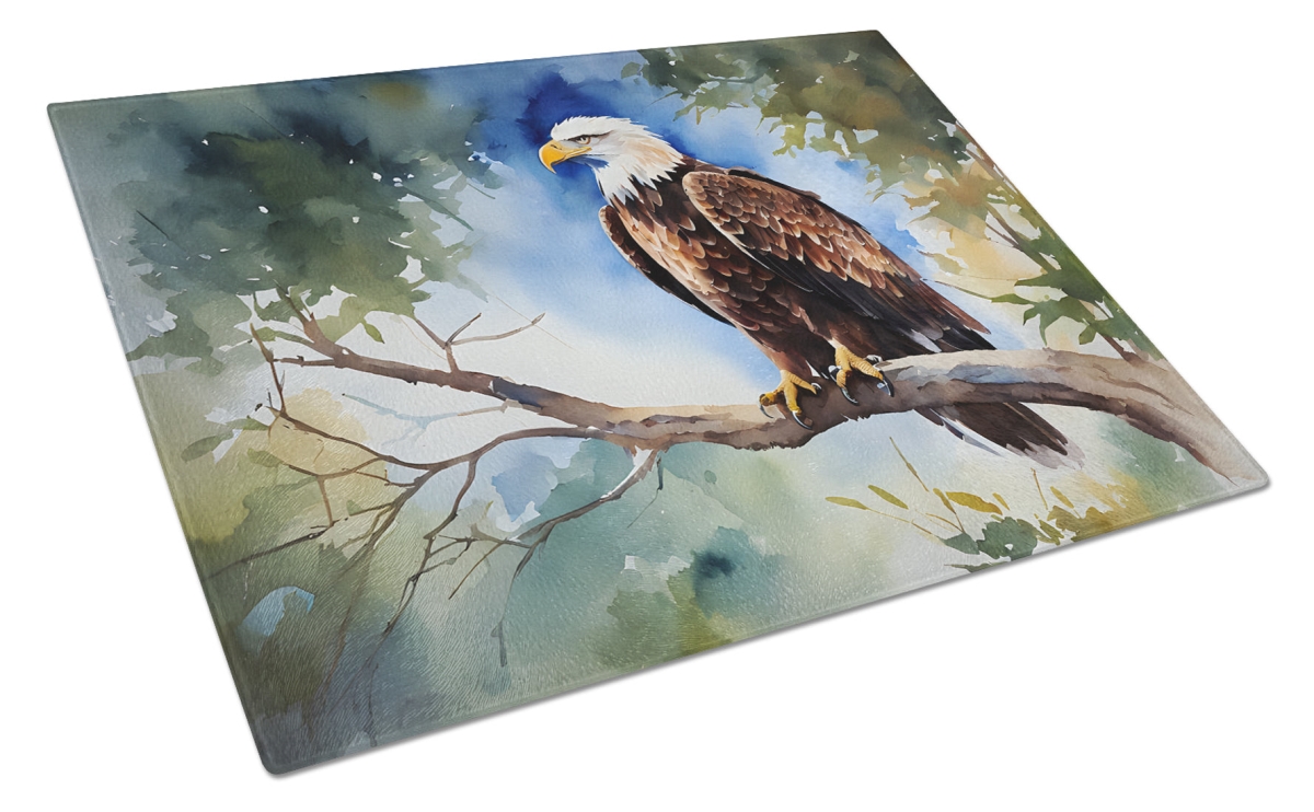 15 x 12 in. Unisex Eagle Glass Cutting Board