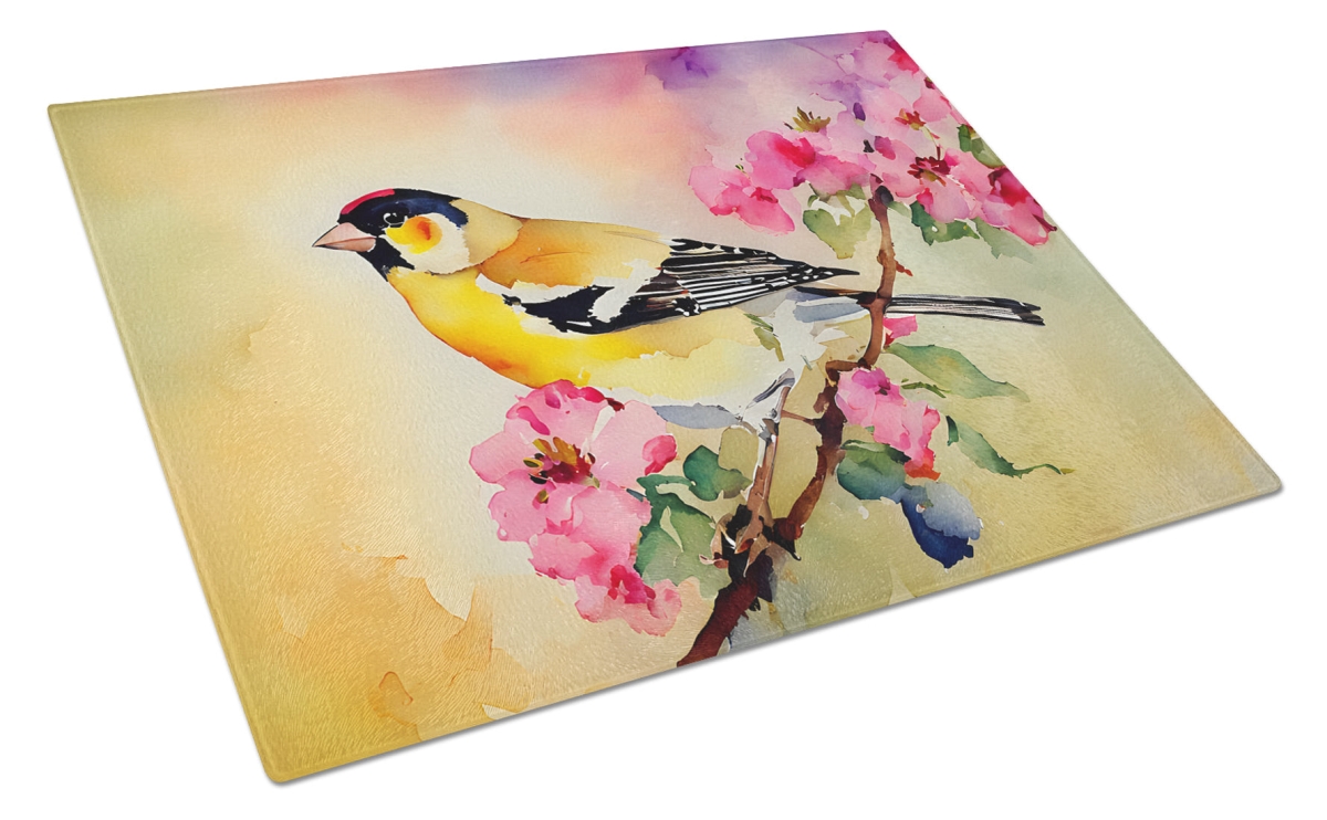 DAC3225LCB 15 x 12 in. Goldfinch Glass Cutting Board