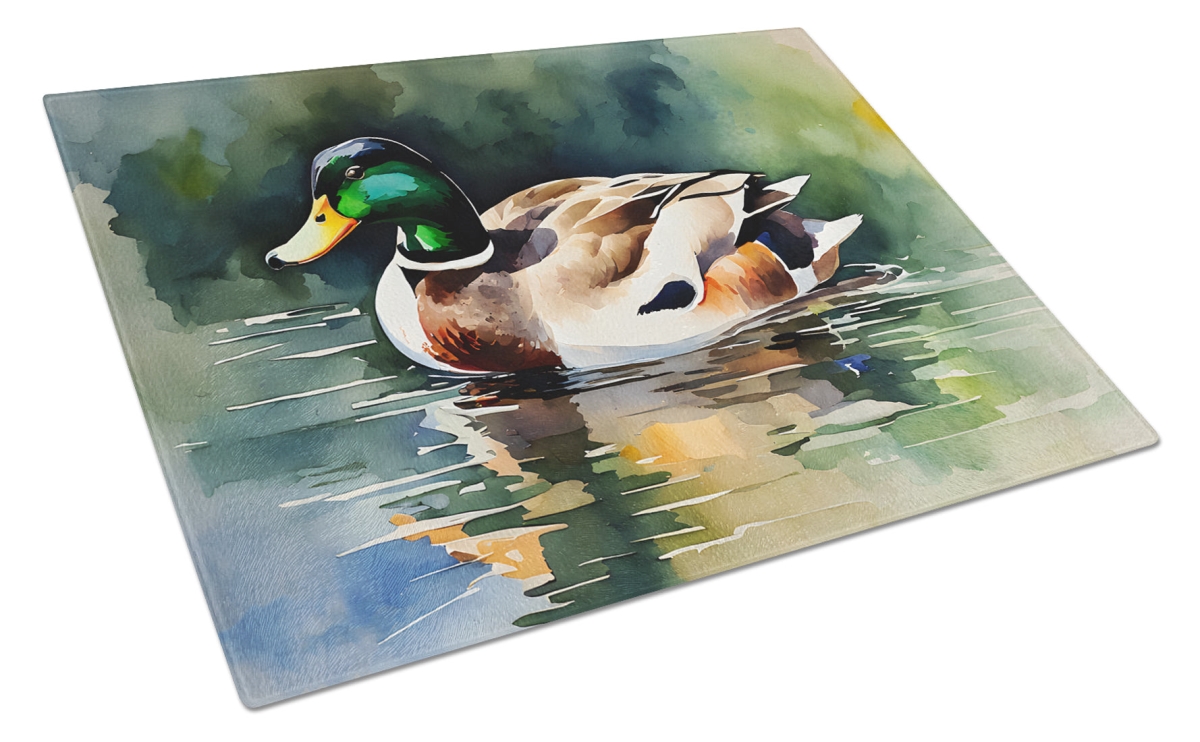 15 x 12 in. Unisex Mallard Glass Cutting Board