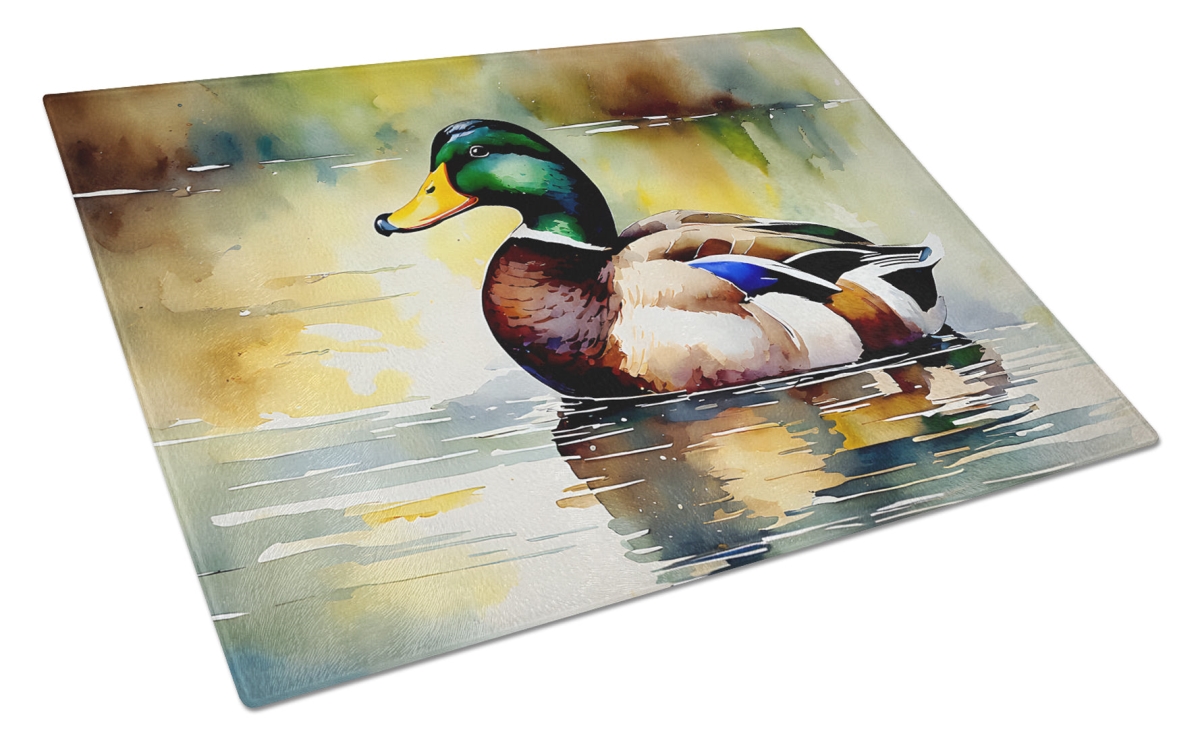 15 x 12 in. Unisex Mallard Glass Cutting Board