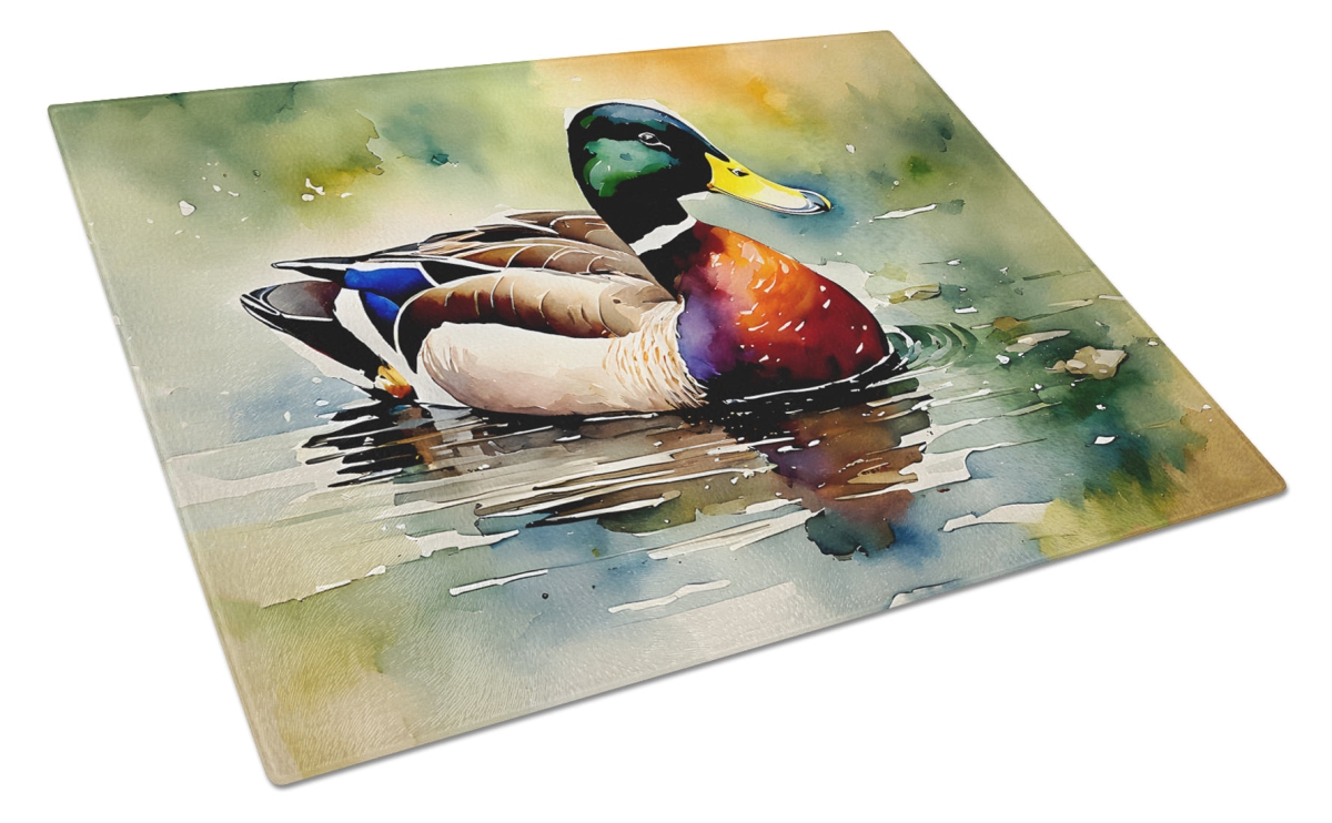 15 x 12 in. Unisex Mallard Glass Cutting Board