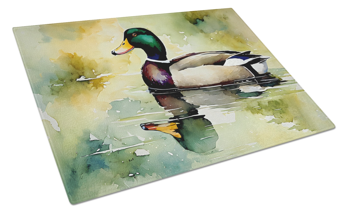15 x 12 in. Unisex Mallard Glass Cutting Board