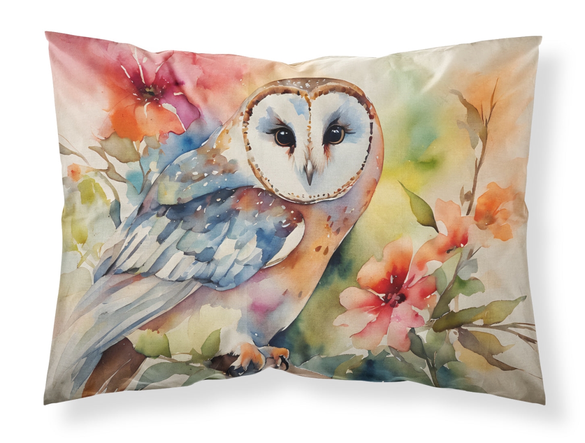 20.5 x 30 in. Unisex Barn Owl Standard Pillowcase