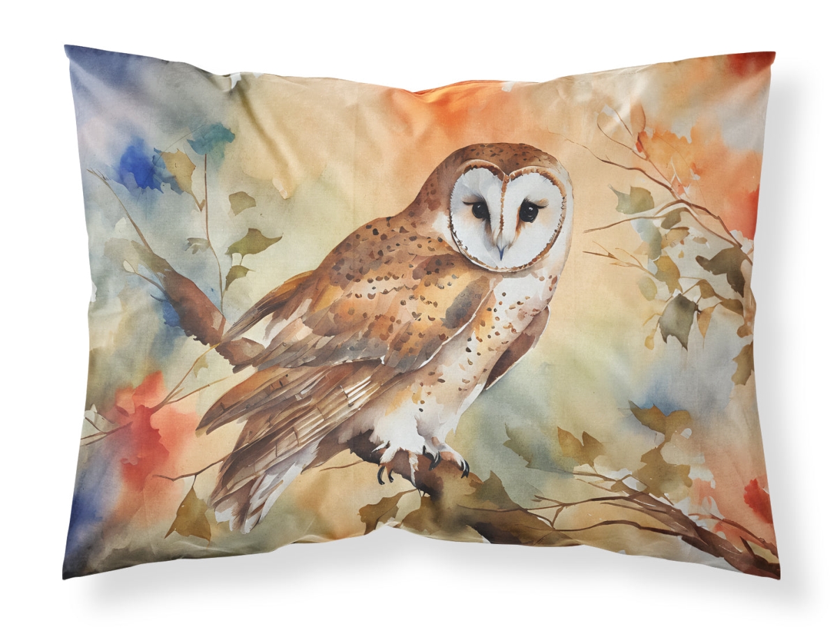 20.5 x 30 in. Unisex Barn Owl Standard Pillowcase