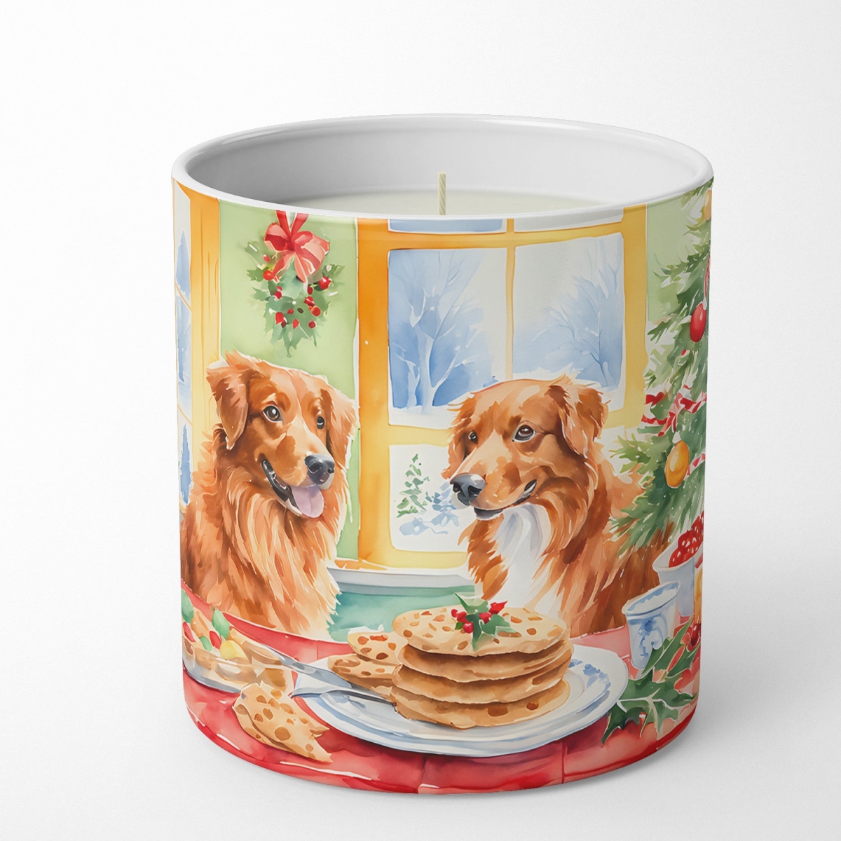 DAC3859CDL 10 oz Nova Scotia Duck Toller Christmas Cookies Decorative 100 Percent Soy Candle