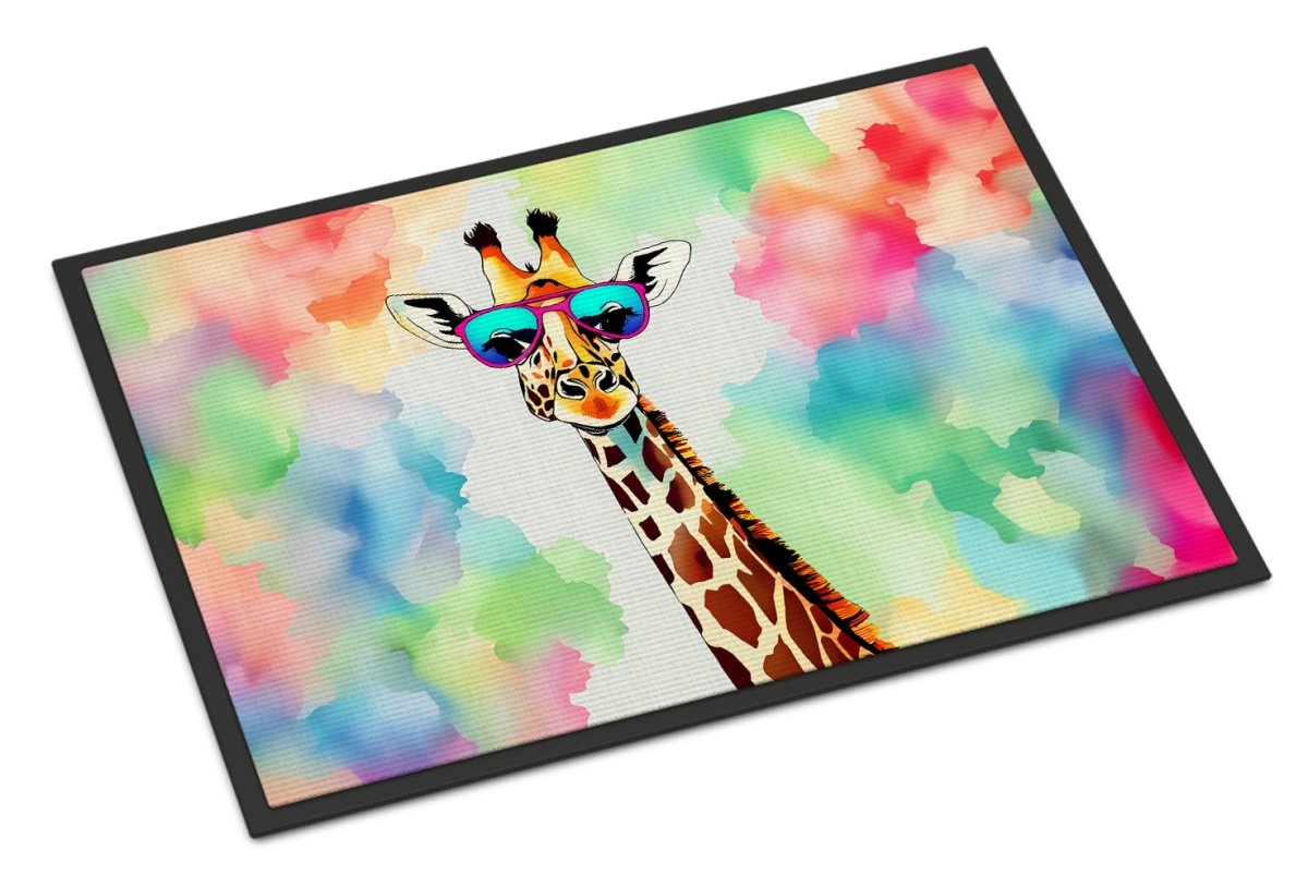 24 x 36 in. Unisex Hippie Animal Giraffe Doormat