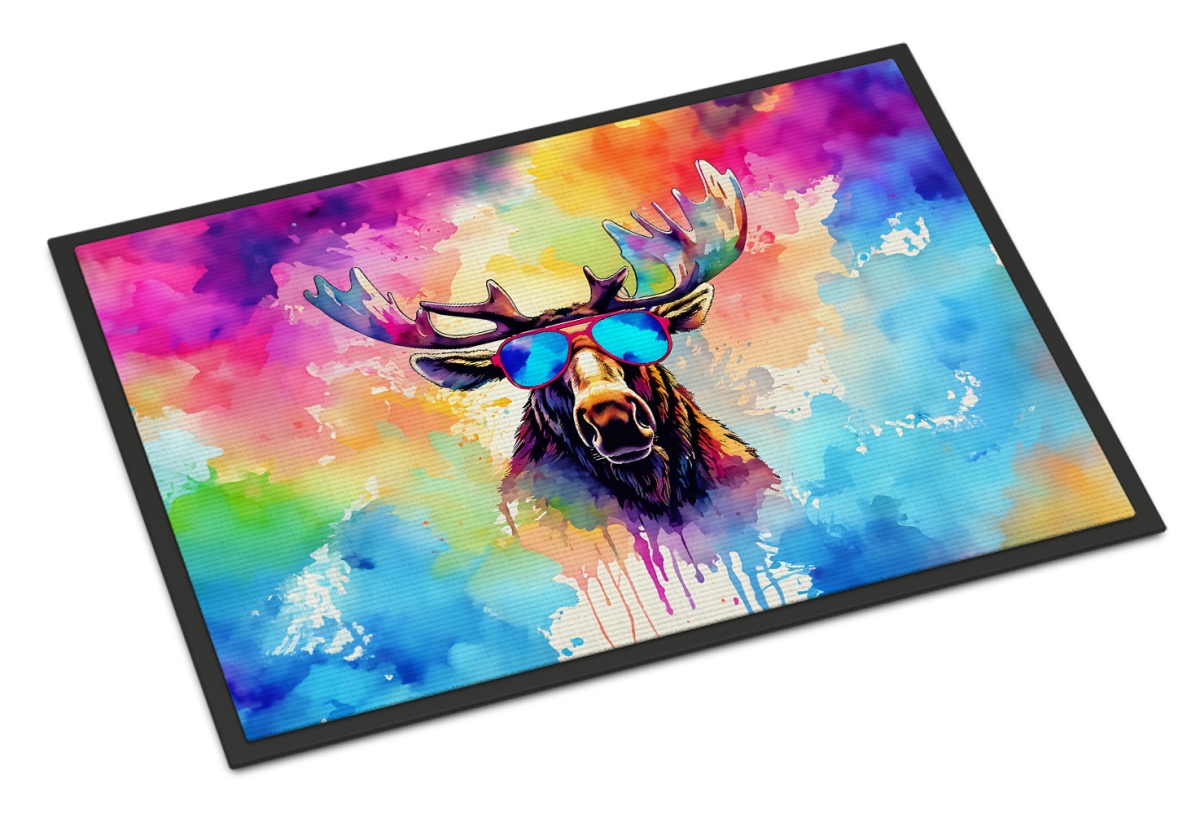 24 x 36 in. Unisex Hippie Animal Moose Doormat