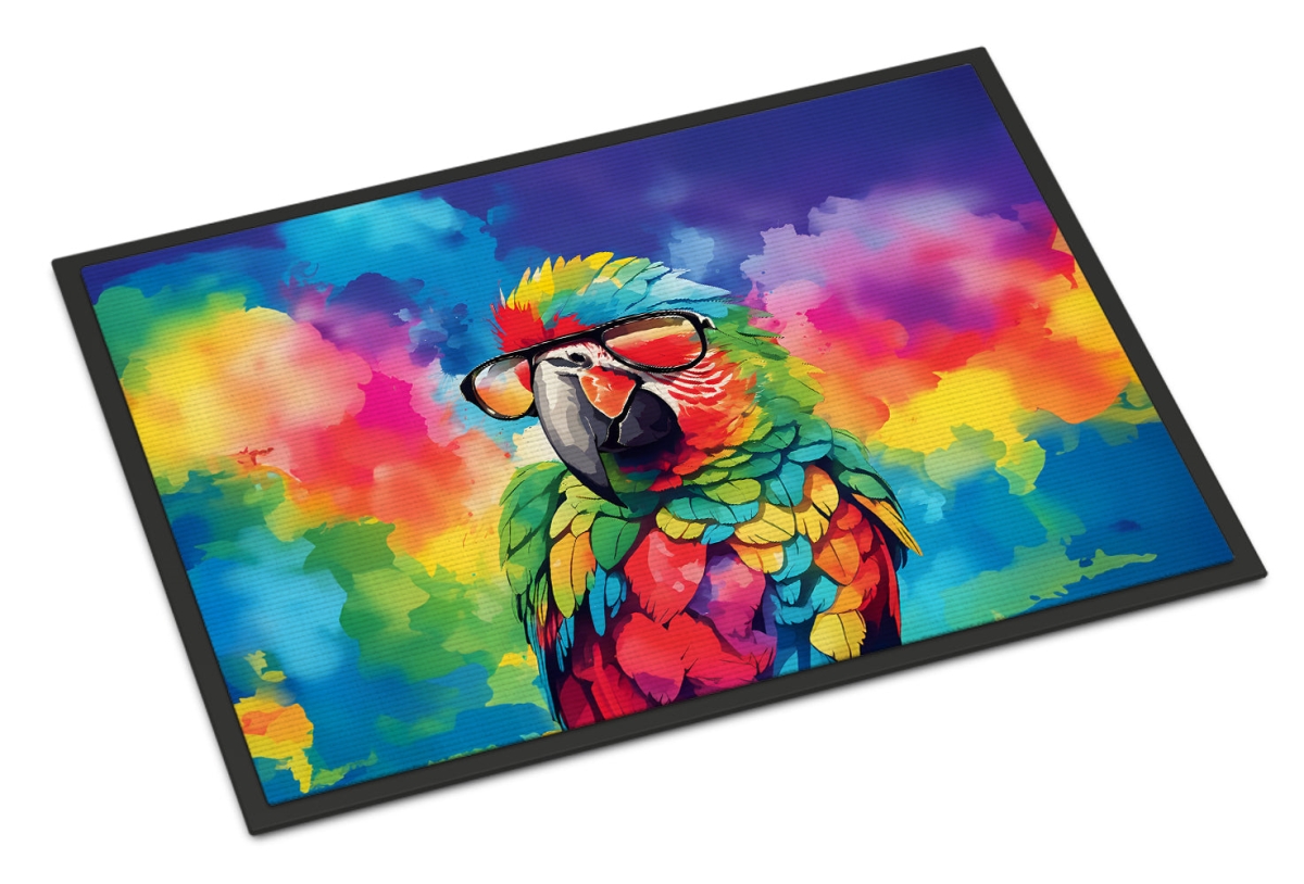 24 x 36 in. Unisex Hippie Animal Parrot Doormat