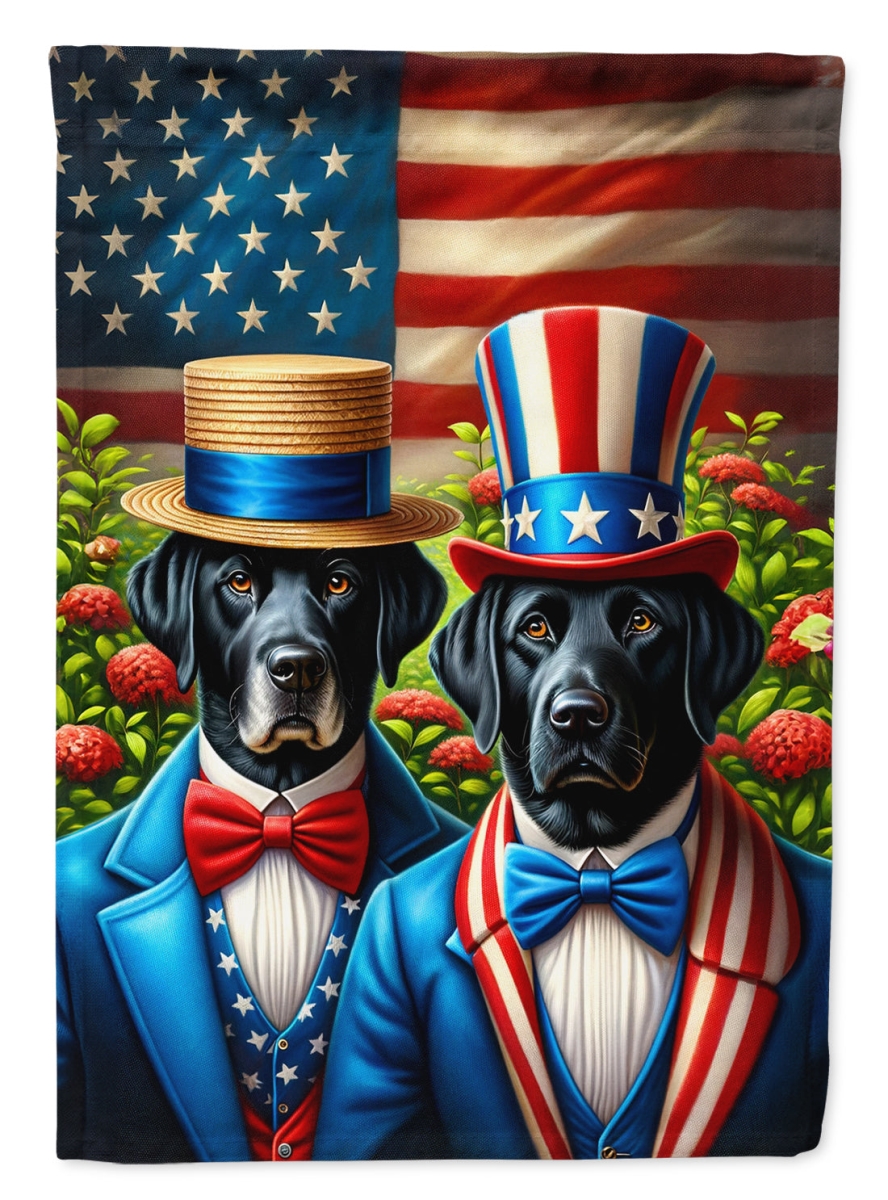 DAC4262GF 15.5 x 11.25 in. All American Labrador Retriever Polyester Fabric Garden Flag