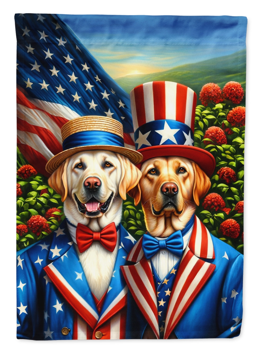 DAC4265GF 15.5 x 11.25 in. All American Labrador Retriever Polyester Fabric Garden Flag