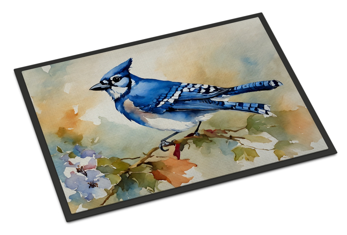 18 x 27 in. Unisex Blue Jay Doormat