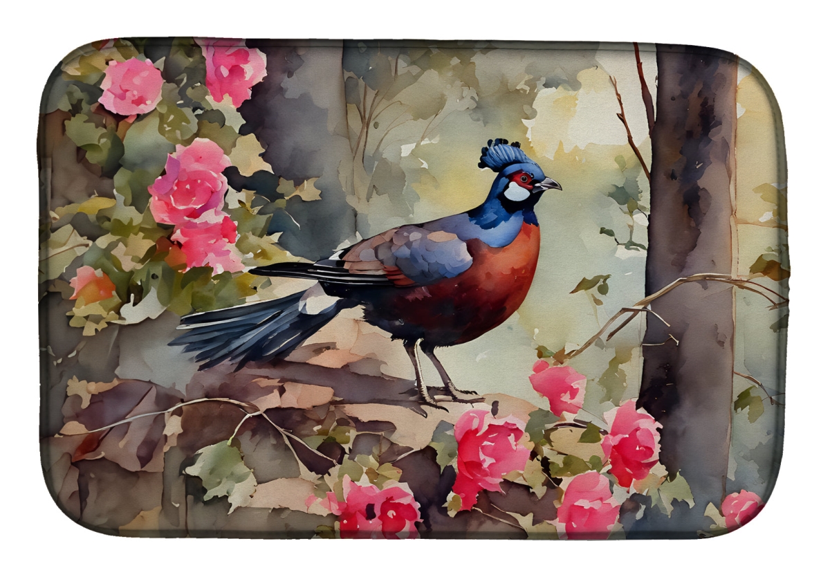 DAC3259DDM 21 x 14 in.  Pheasant Dish Drying Mat