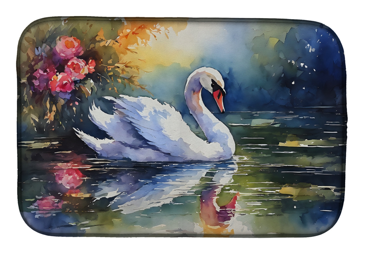 DAC3277DDM 21 x 14 in.  Swan Dish Drying Mat