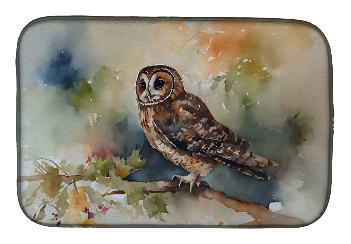 DAC3280DDM 21 x 14 in.  Tawny Owl Dish Drying Mat