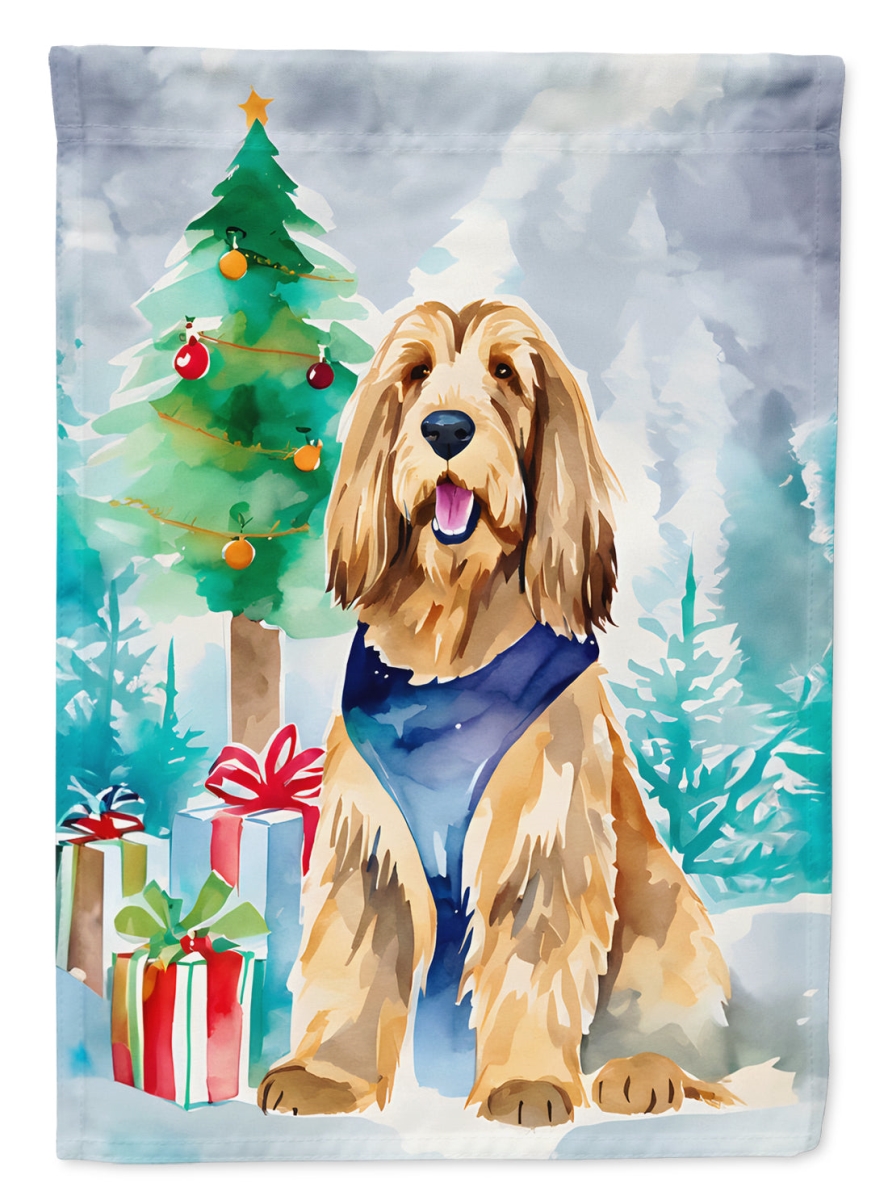 DAC3550CHF 40 x 28 in. Otterhound Christmas Polyester House Flag