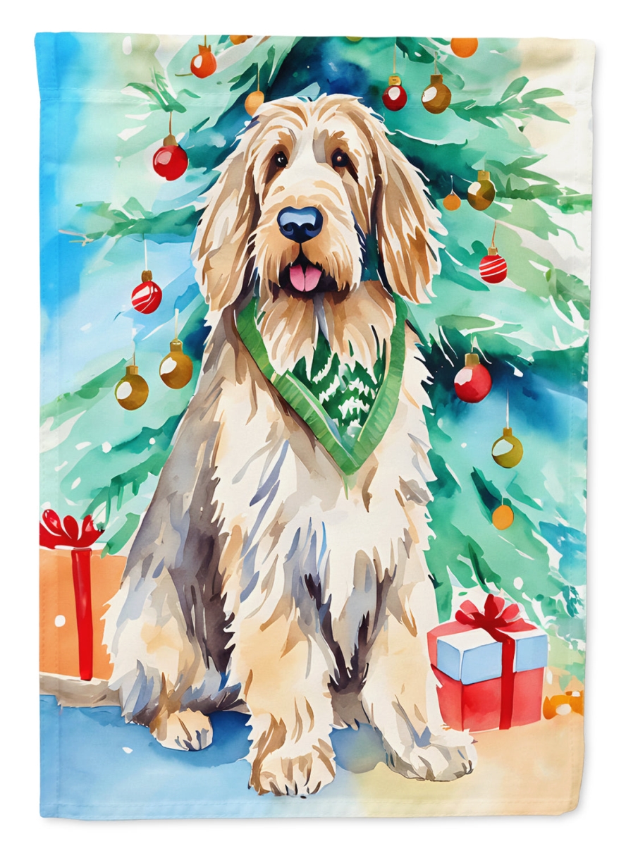 DAC3551CHF 40 x 28 in. Otterhound Christmas Polyester House Flag