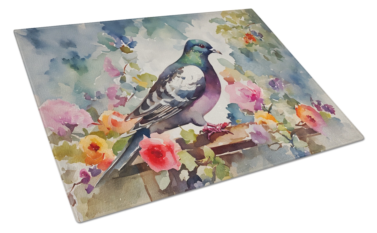 15 x 12 in. Unisex Pigeon Glass Cutting Board