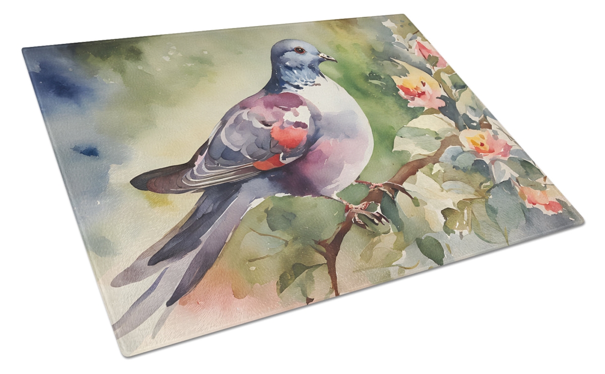 15 x 12 in. Unisex Pigeon Glass Cutting Board