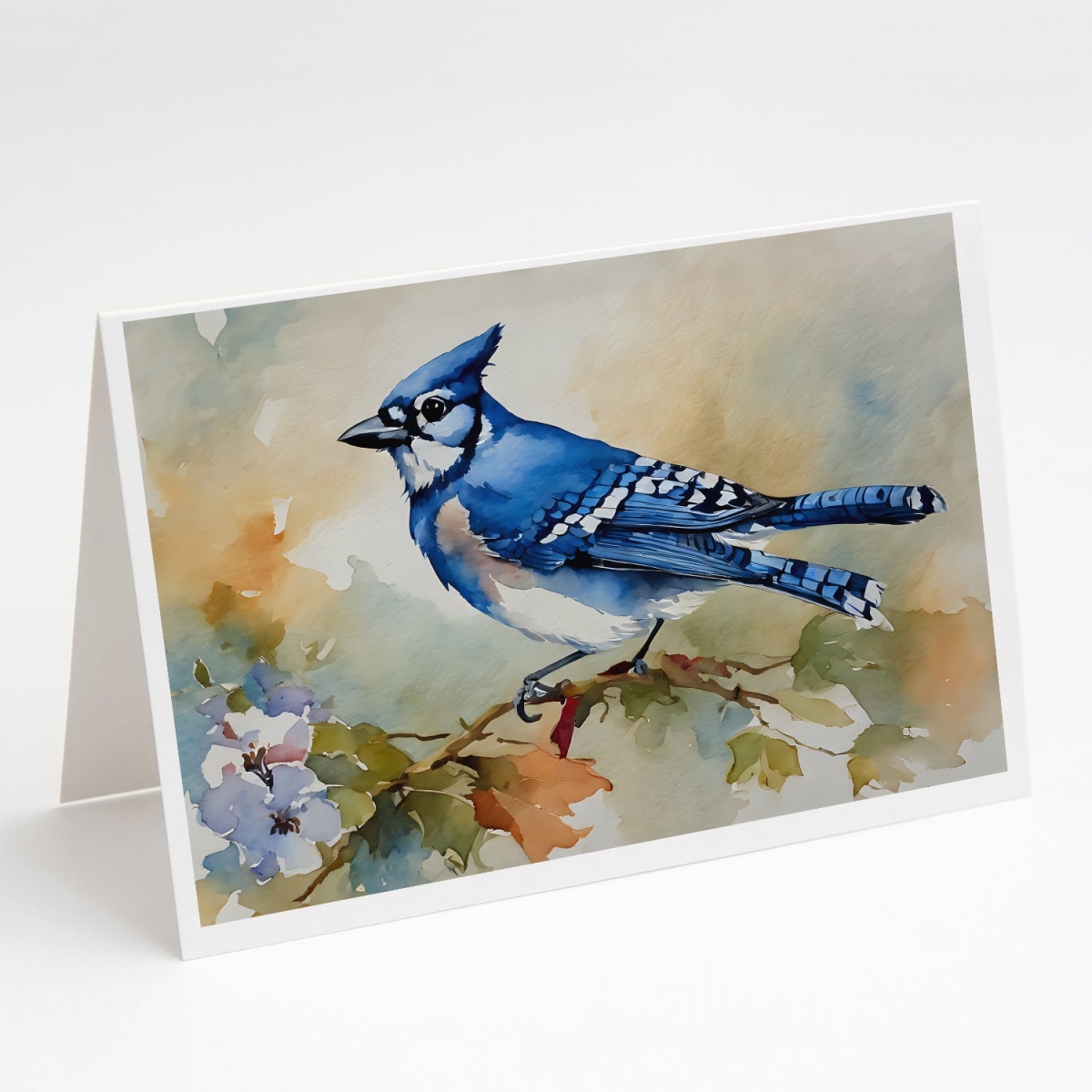 5 x 7 in. Unisex Blue Jay Greeting Cards - Pack of 8