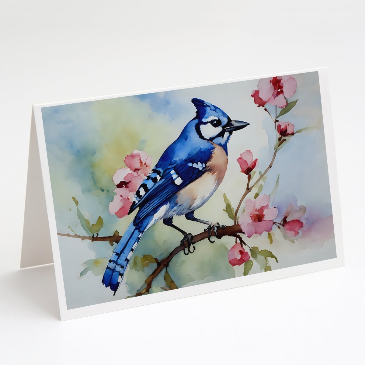 5 x 7 in. Unisex Blue Jay Greeting Cards - Pack of 8