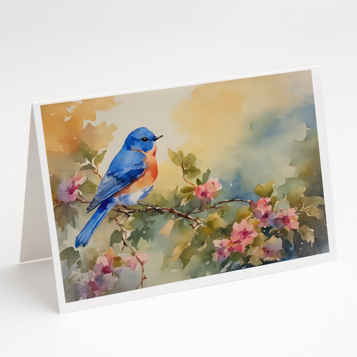5 x 7 in. Unisex Bluebird Greeting Cards - Pack of 8