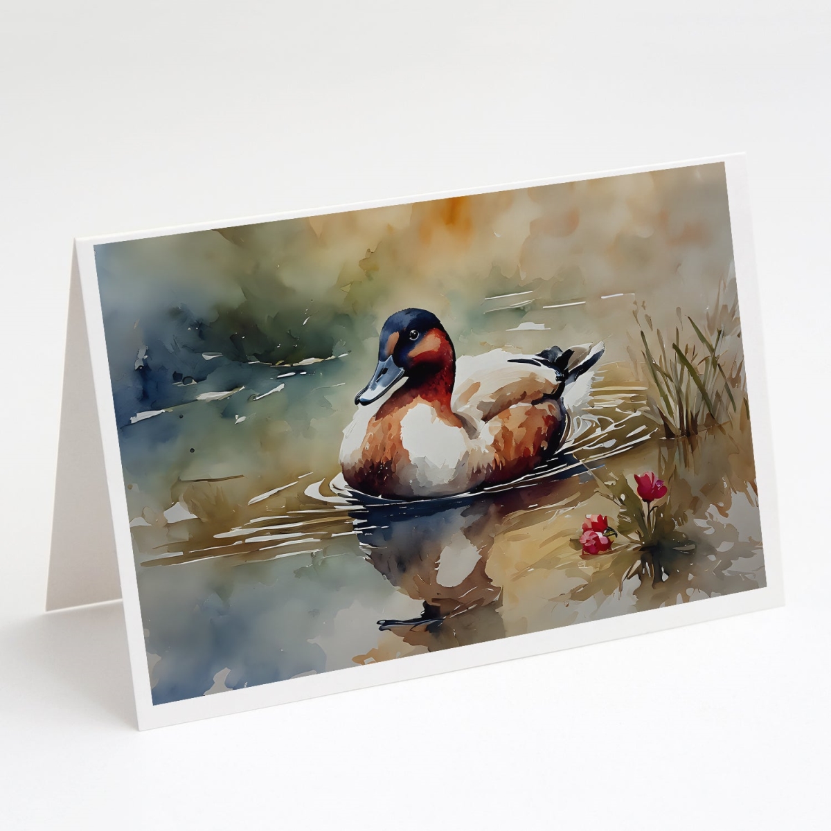 5 x 7 in. Unisex Canvasback Greeting Cards - Pack of 8