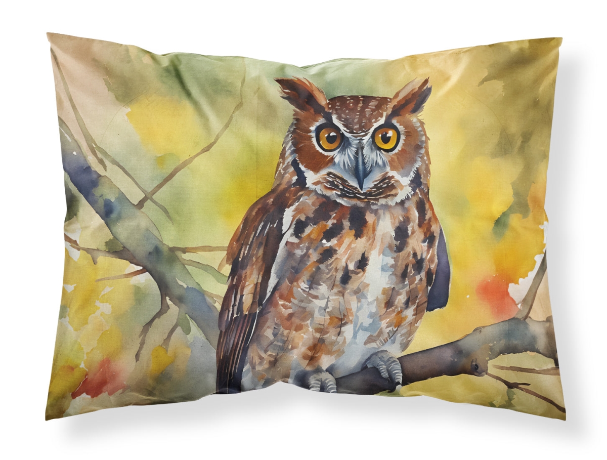 20.5 x 30 in. Unisex Eastern Screech Owl Standard Pillowcase