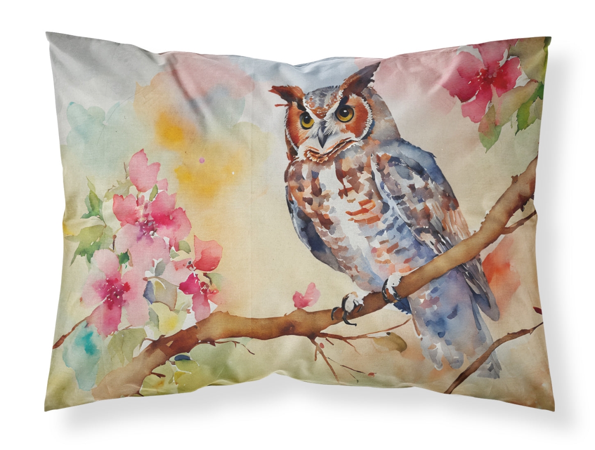 20.5 x 30 in. Unisex Eastern Screech Owl Standard Pillowcase
