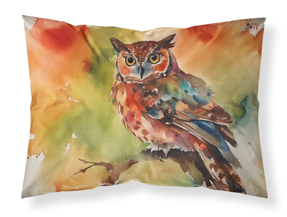 20.5 x 30 in. Unisex Elf Owl Standard Pillowcase