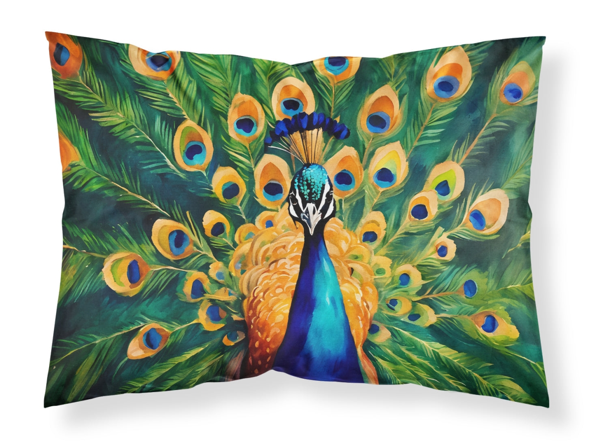 20.5 x 30 in. Unisex Peacock Standard Pillowcase