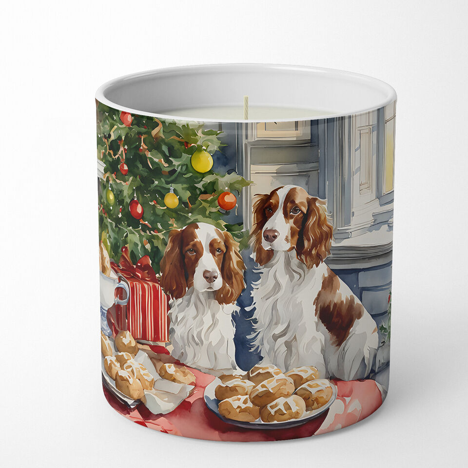 DAC3887CDL 10 oz Welsh Springer Spaniel Christmas Cookies Decorative 100 Percent Soy Candle