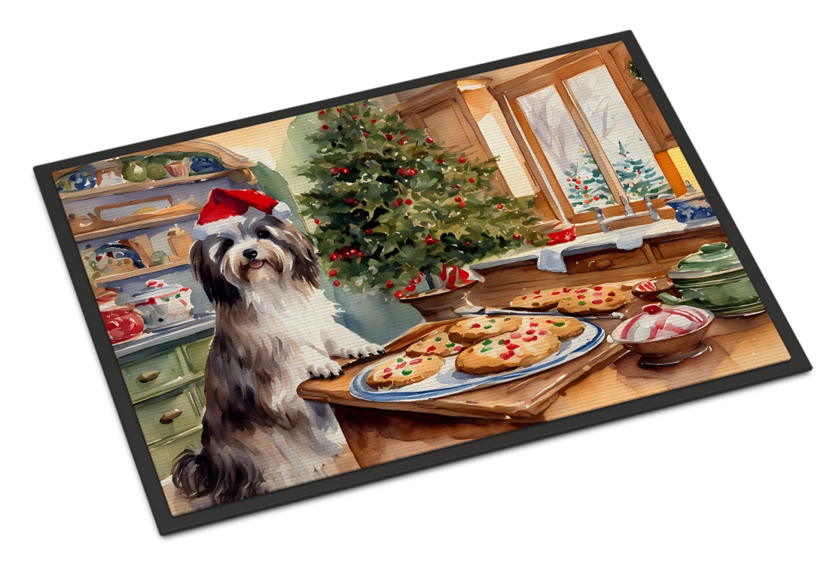 DAC3812MAT 18 x 27 in.  Havanese Christmas Cookies Doormat