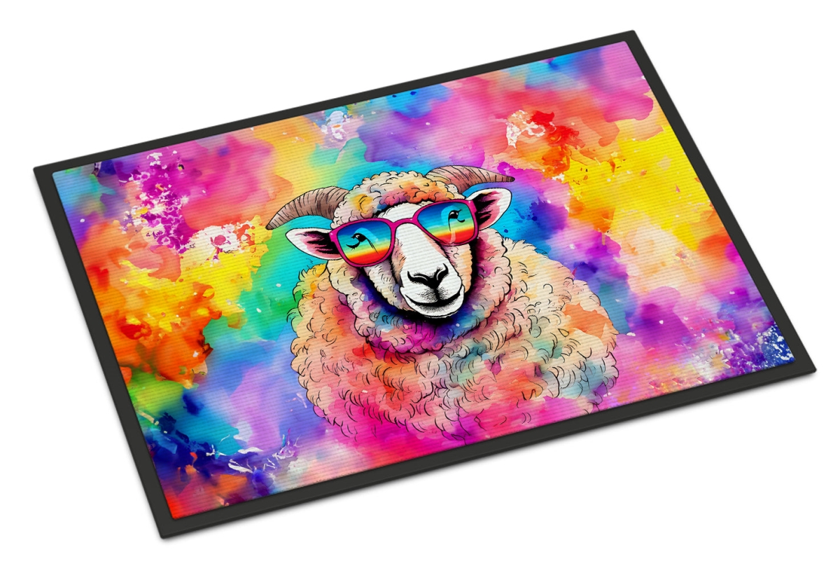 24 x 36 in. Unisex Hippie Animal Sheep Doormat