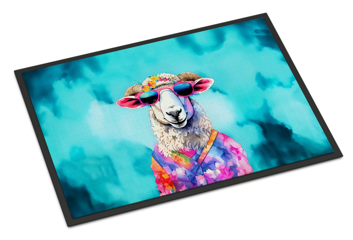 24 x 36 in. Unisex Hippie Animal Sheep Doormat
