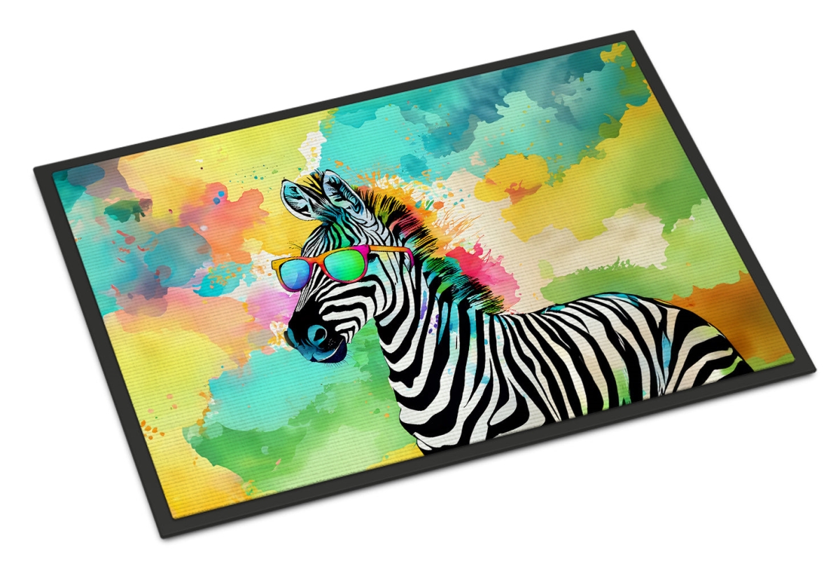 24 x 36 in. Unisex Hippie Animal Zebra Doormat