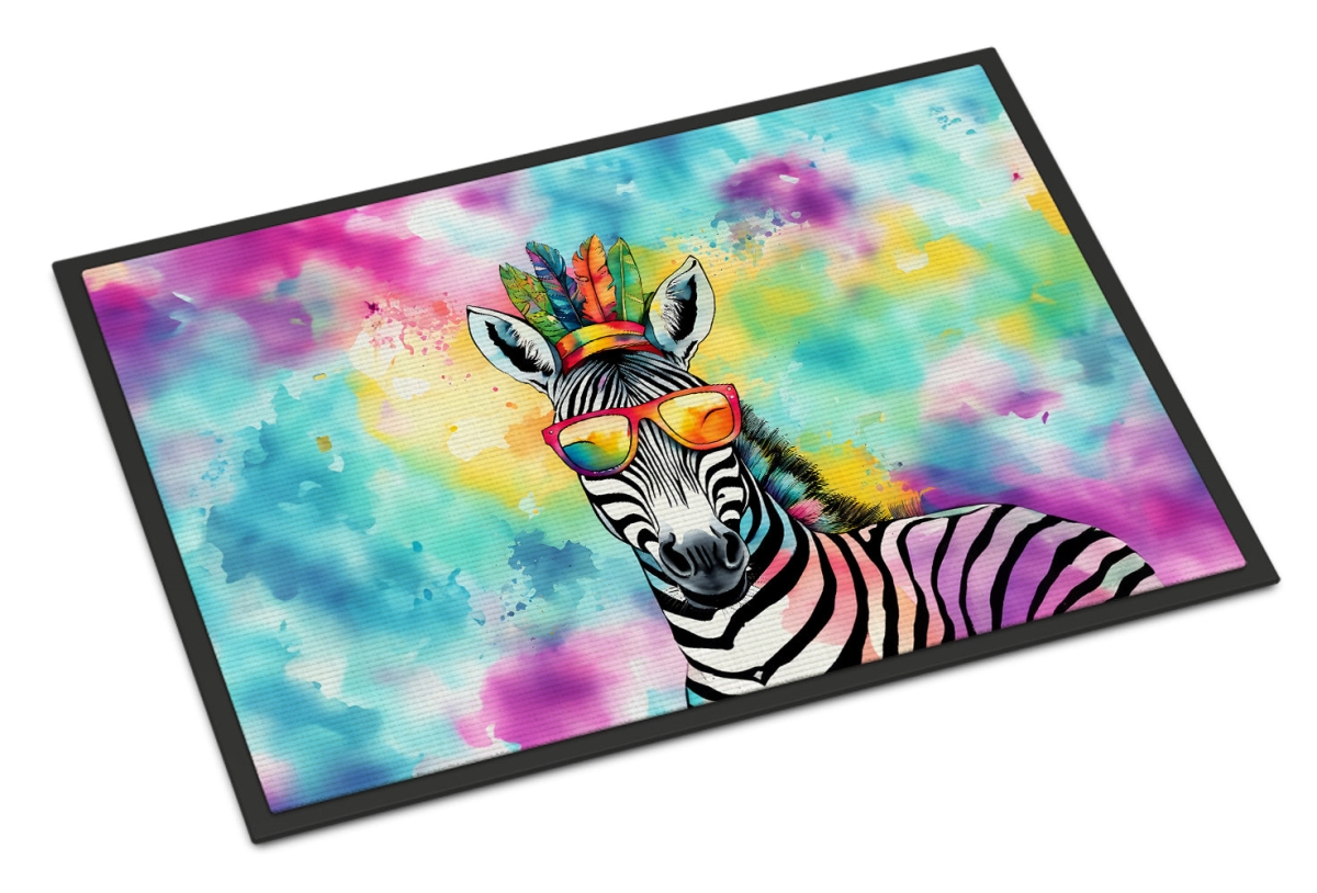 24 x 36 in. Unisex Hippie Animal Zebra Doormat