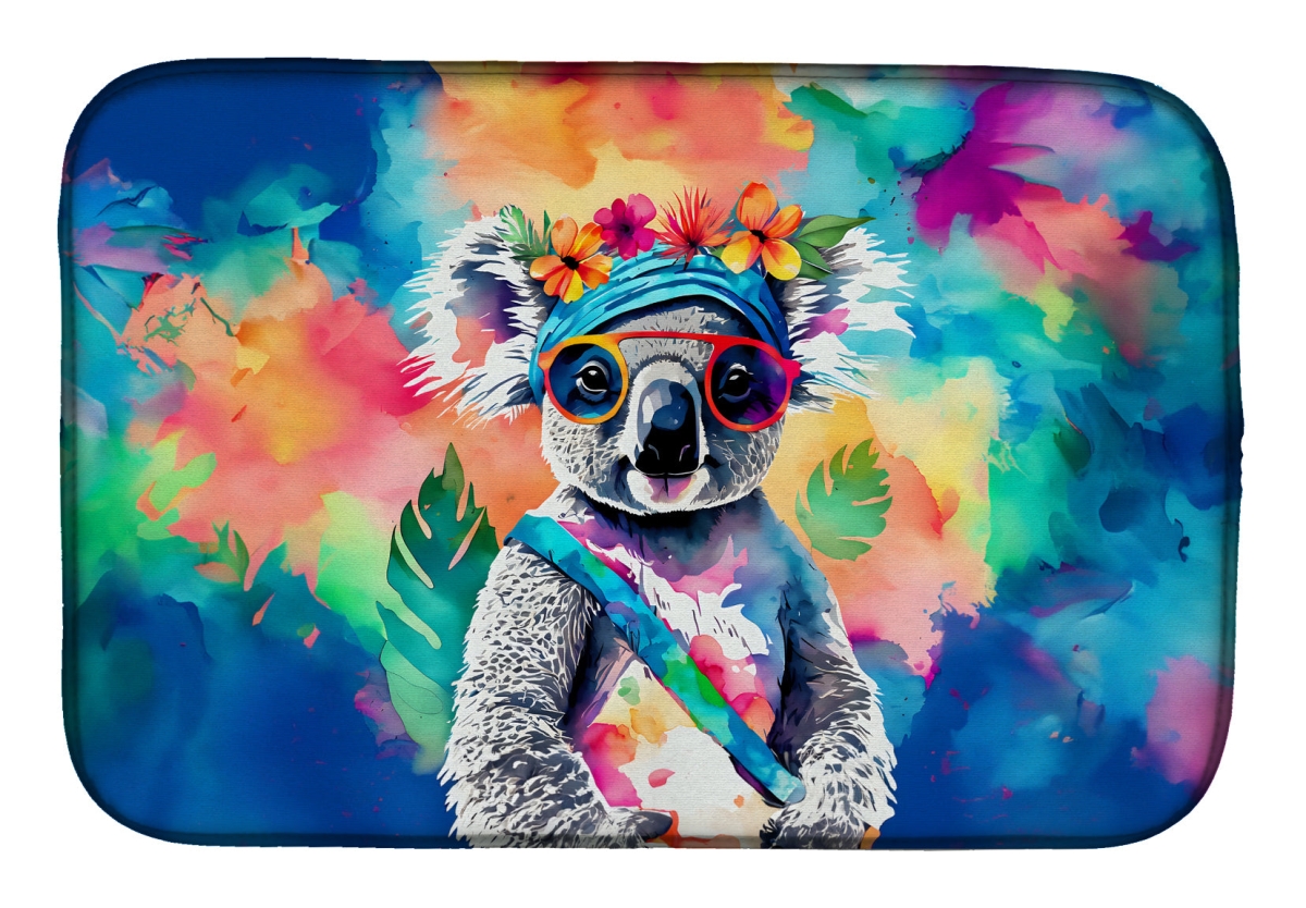 DAC3999DDM 21 x 14 in.  Hippie Animal Koala Dish Drying Mat