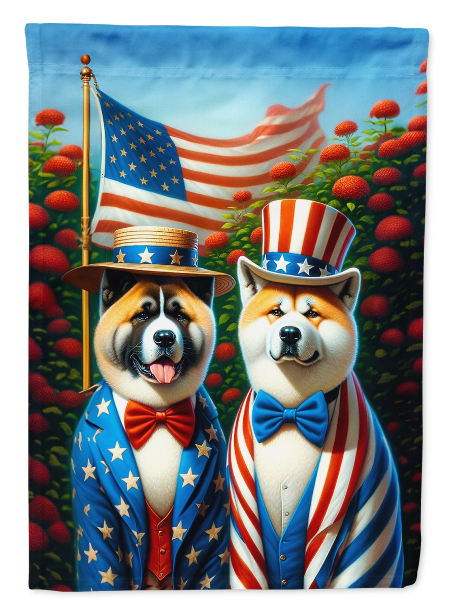 DAC4176CHF 40 x 28 in. All American Akita Polyester House Flag