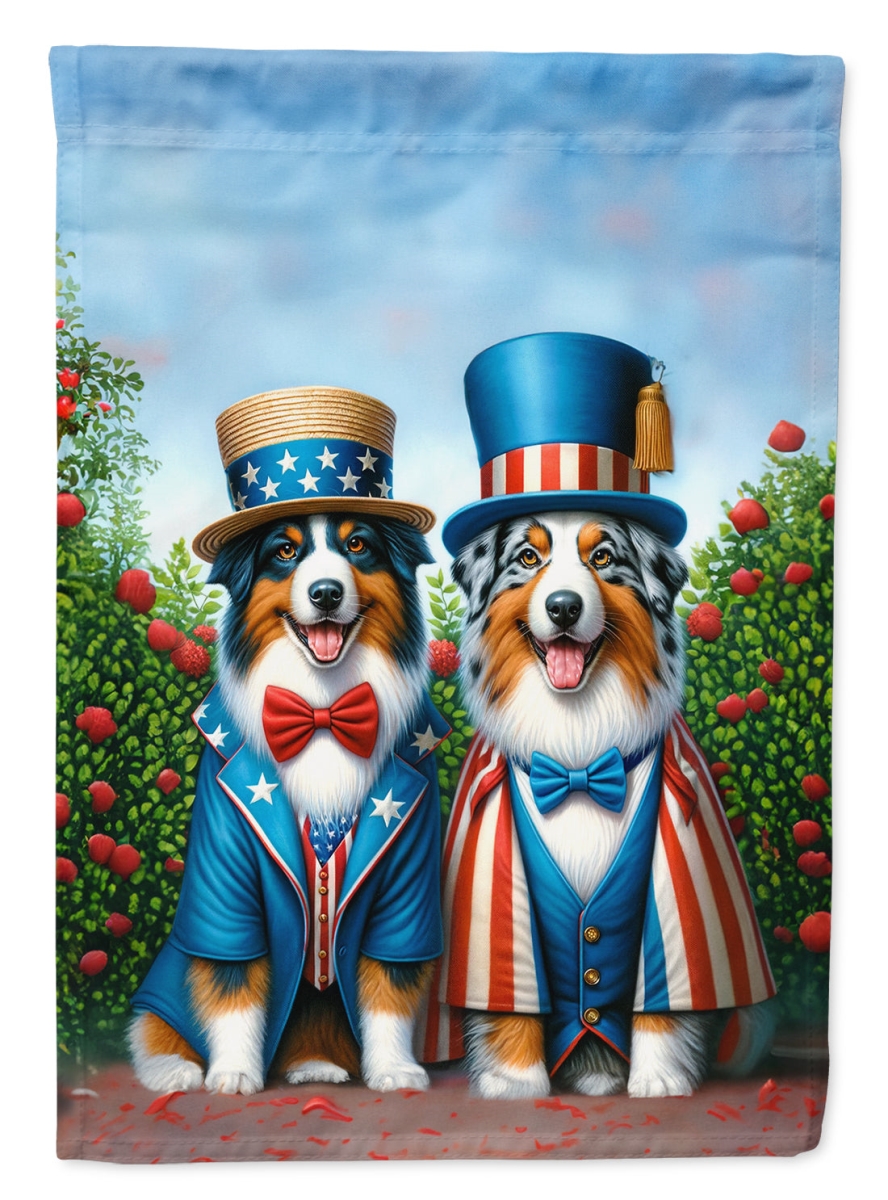 40 x 28 in. Unisex All American Australian Shepherd Polyester House Flag