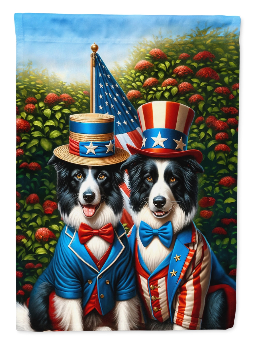 DAC4192CHF 40 x 28 in. Unisex All American Border Collie Polyester House Flag