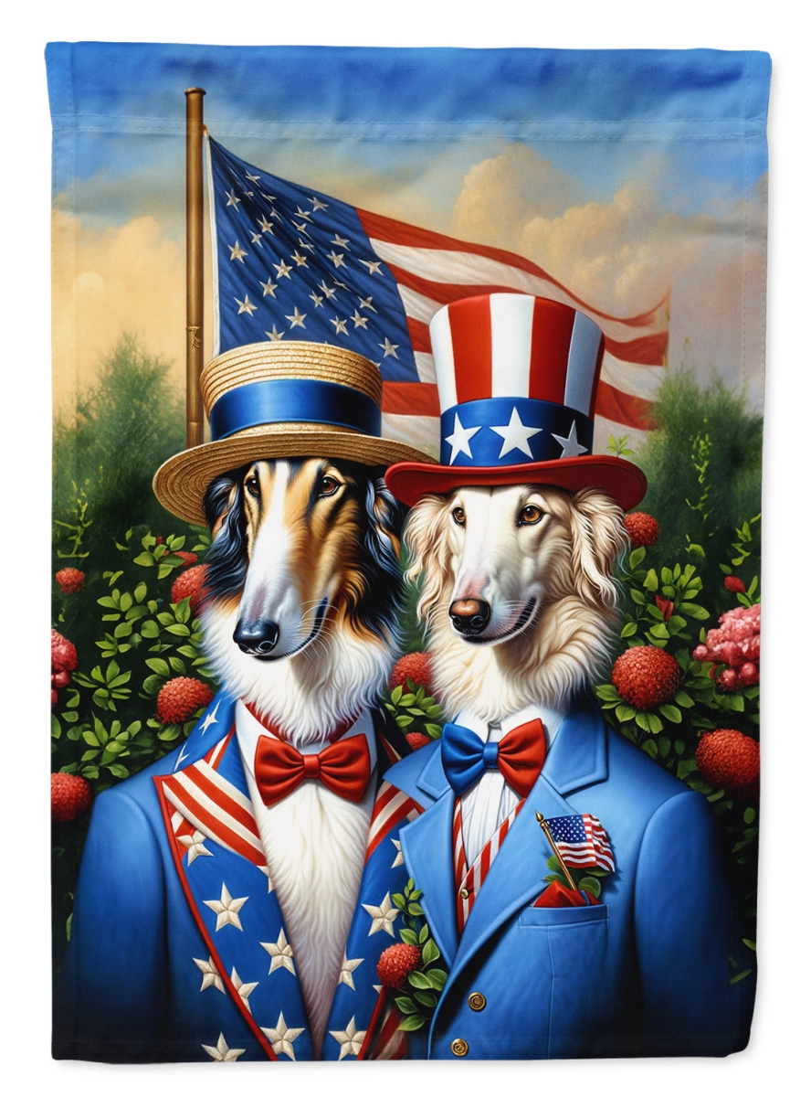 DAC4194CHF 40 x 28 in. All American Borzoi Polyester House Flag