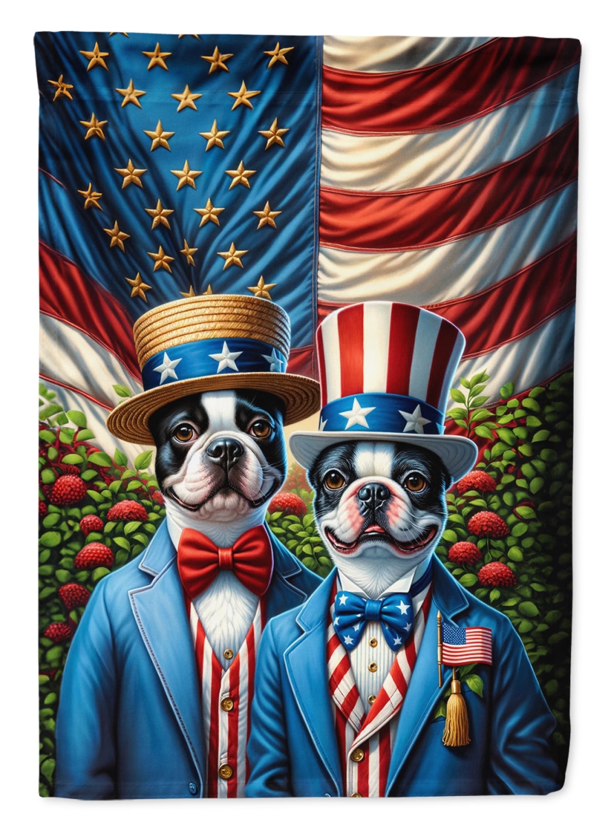 40 x 28 in. Unisex All American Boston Terrier Polyester House Flag