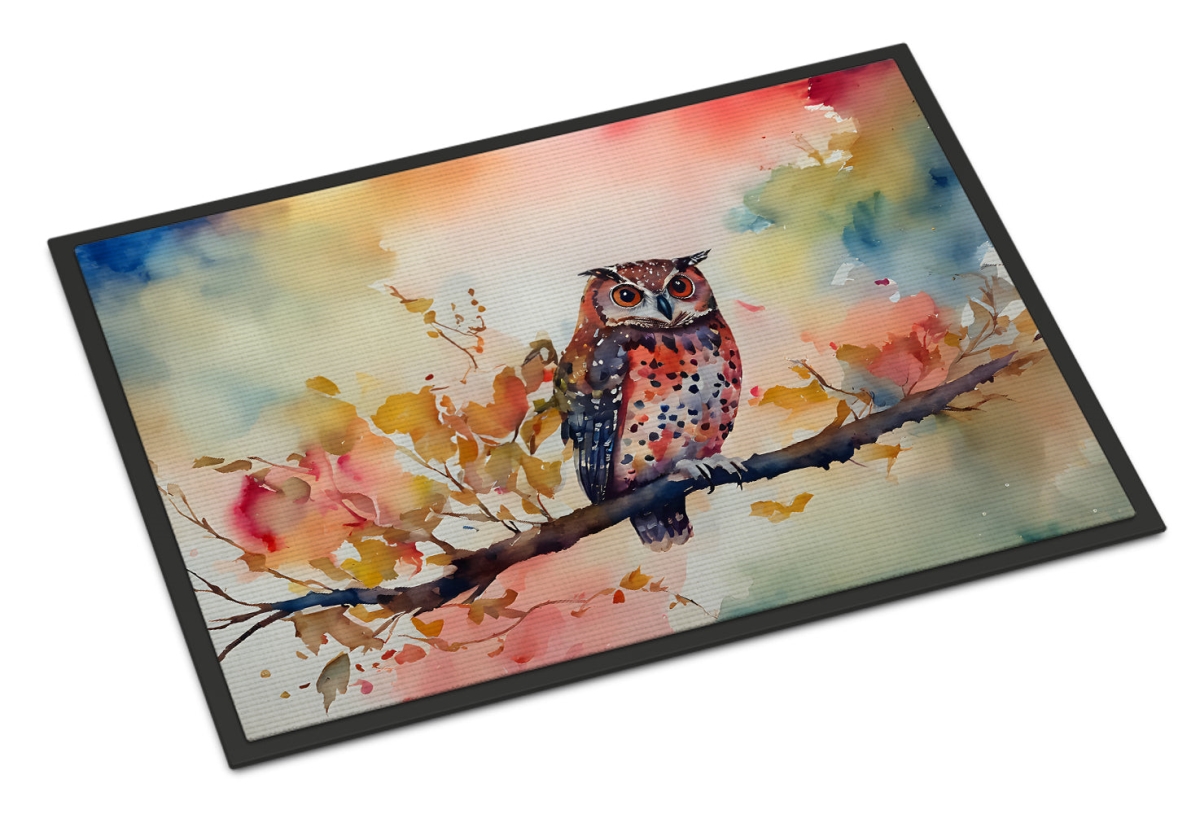 18 x 27 in. Unisex Elf Owl Doormat