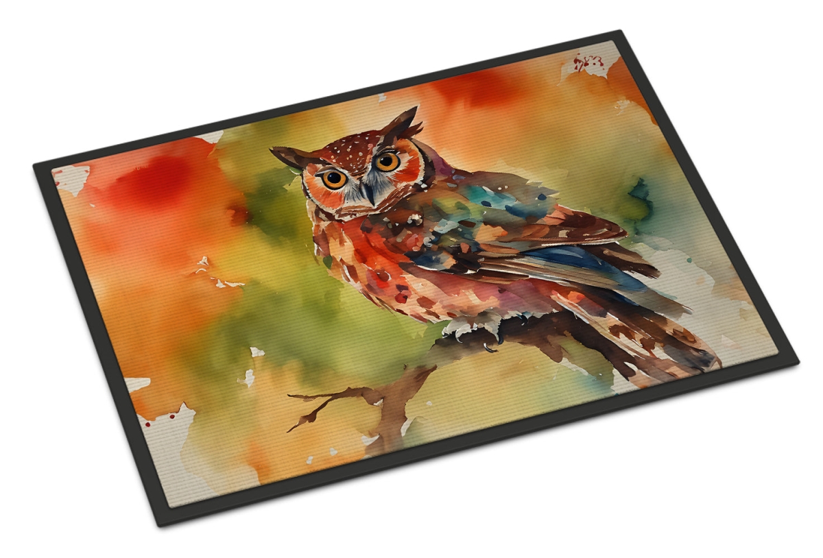 18 x 27 in. Unisex Elf Owl Doormat
